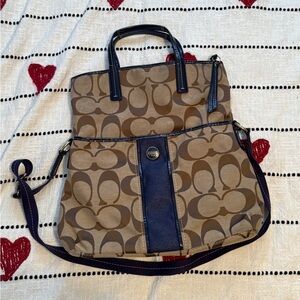 Navy Coach side bag